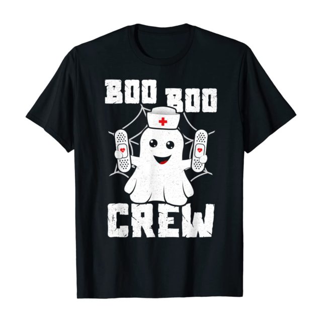 Boo Boo Crew Funny Halloween T-Shirt